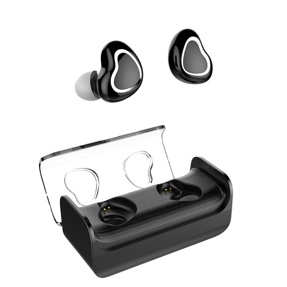 [Werkelijk draadloos] Bluetooth 5.0 Twins Stereo oortelefoon oordopjes Lichtgewicht met oplaadbehuiz