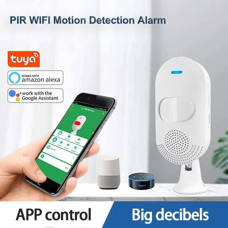 

Bakeey Smart WiFi PIR Motion Sensor Wireless APP Remote Control Human Body Sensor Home Infrared Detector Alarm Work with