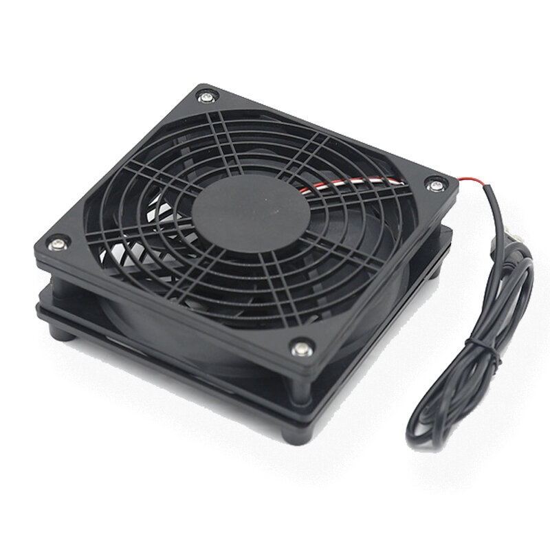 5V USB Router Fan TV Box Cooler 120mm PC DIY Cooler Screws Protective Net Silent Desktop Cooling Fan