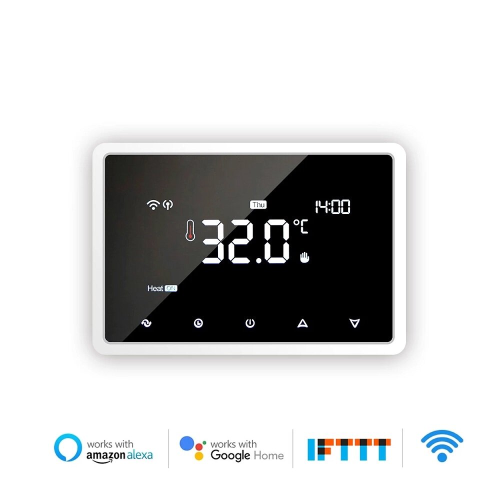 ME98 Tuya WiFi Smart LCD Touch Screen Floor Heating Wall Thermostat APP Remote Control Works with Al