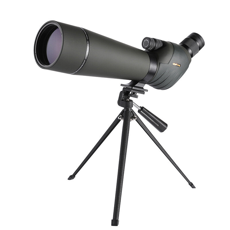 MAIFENG 20-60X80ミリメートル観察用望遠鏡、窒素充填、防曇り、防水ズーム天体単眼鏡、三脚付き