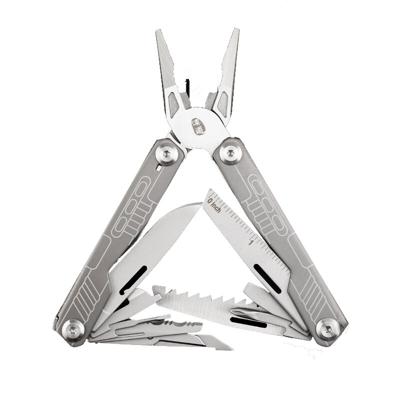 

HX OUTDOORS 16-in-1 Multi-tools Outdoor Tactical Pliers Pocket EDC Knife With Scissors Saw Opener Screwdrivers Camping S