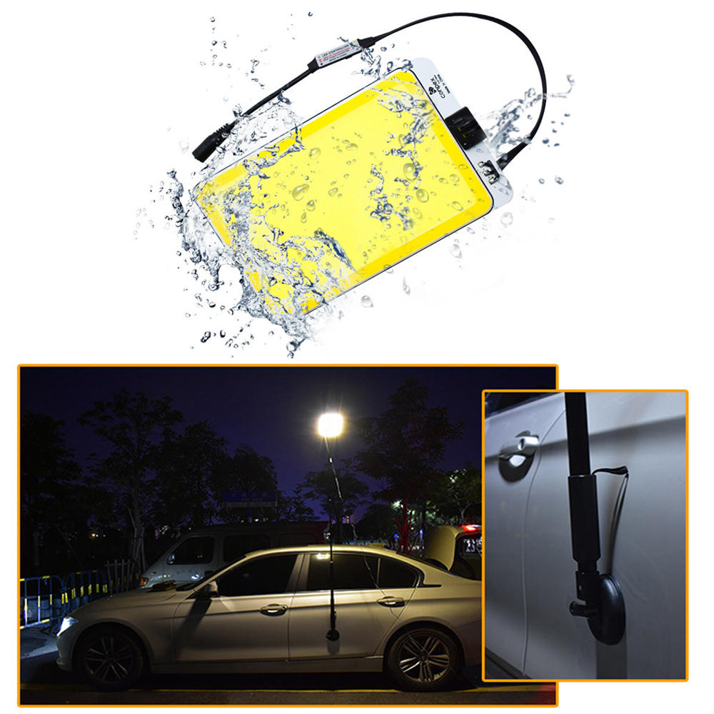 IPRee® 6900LM 1000W LED COB Mobile Car Light 3 Modes IP67 Waterproof Camping Night Work Lantern With Sucker Remote Control 