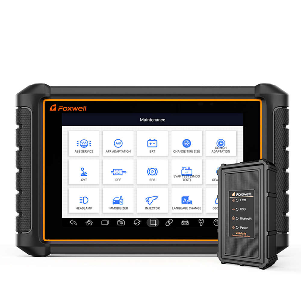 

Foxwell GT65 Car OBD2 bluetooth Scanner Full System Diagnostic Tool 24 Reset ECU Coding Active Test OBD Code Reader