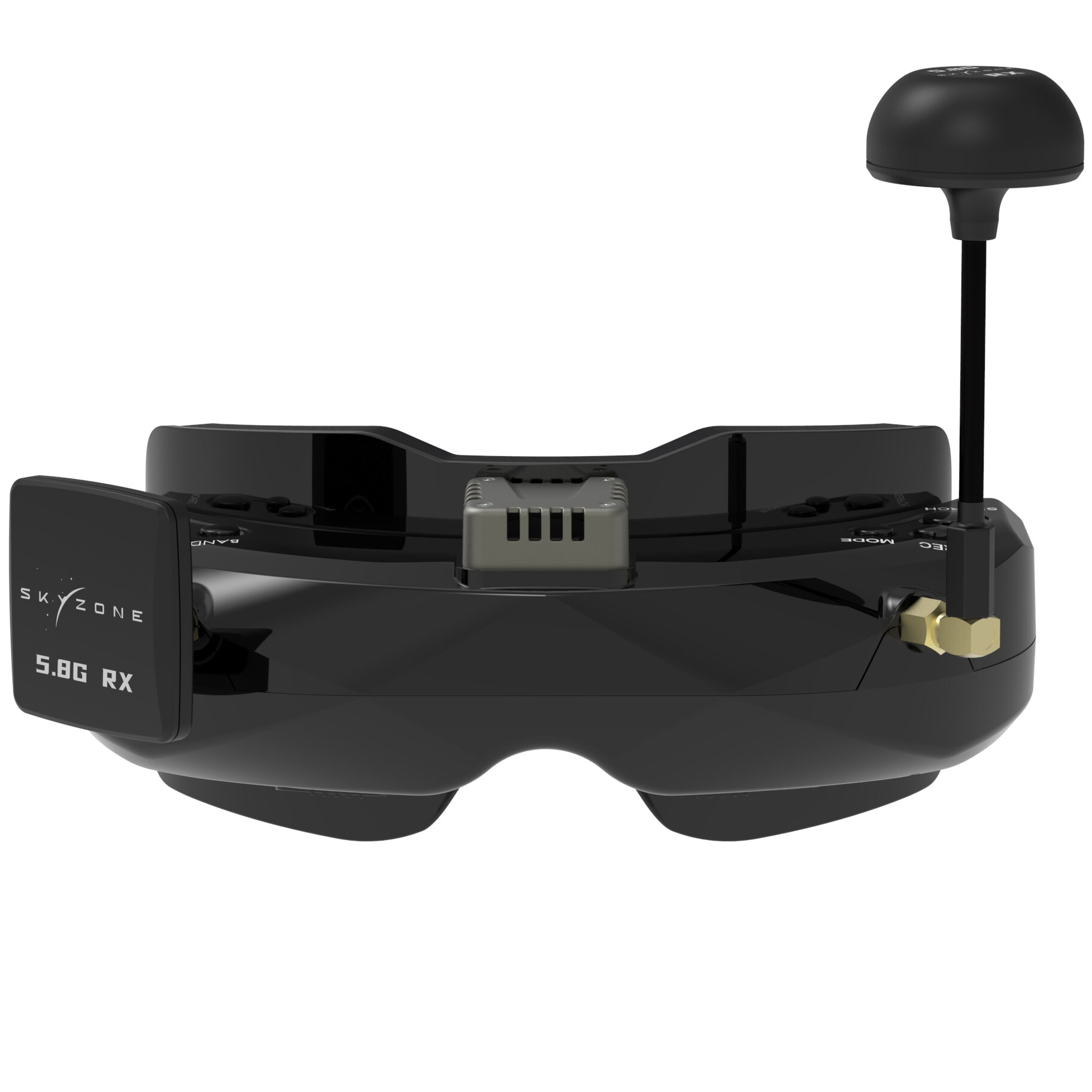 SKYZONE SKY02O FPV Goggles OLED 5.8Ghz SteadyView Diversity RX Built in HeadTracker DVR HDMI AVIN／OUT for RC Racing Drone － Black