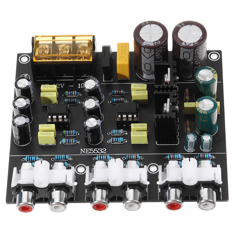 

Two-way Lotus Head Interface Electronic Crossover Dual op amp NE5532 Linkwitz Subwoofer Crossover