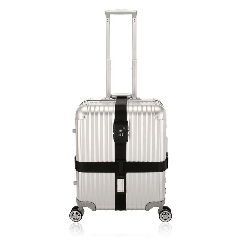 IPRee® 5CM Pasek podróżny z regulowanym zamkiem TSA dla walizki na wózku Bezpieczny pasek do pakowania