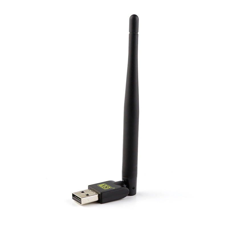 Jiayuane Mini Portable USB WiFi Antenna Dongle V8 USB WIFI WLAN Adapter for Decoder Digital Satellite TV Receivers Receptor Freesat V7 HD,V8 Super,V8 Golden Wifi Signal Stabilizer 