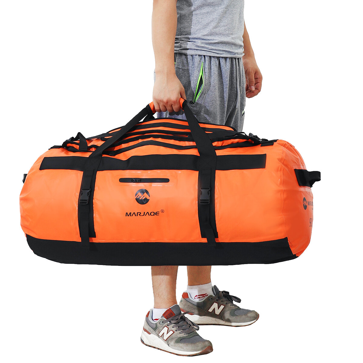 

MARJAQE 90L PVC Waterproof Bag Dry Sack Luggage Bag for Rafting Canoe Boating Kayaking Trekking Swimming Outdoor Bag