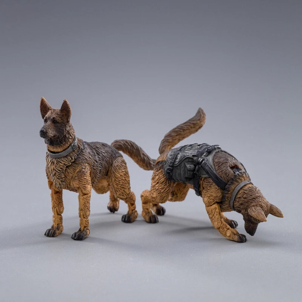 JOYTOY 1:18 Mobiele Legerhond Militaire Hond Schaal Figuur Speelgoed voor Collectible Toys