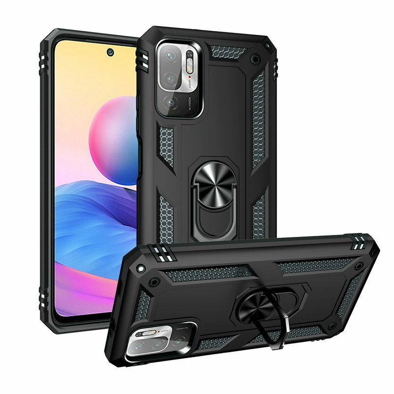 

Bakeey for POCO M3 Pro 5G NFC Global Version/ Xiaomi Redmi Note 10 5G Case Armor Bumpers Shockproof Magnetic with 360 Ro