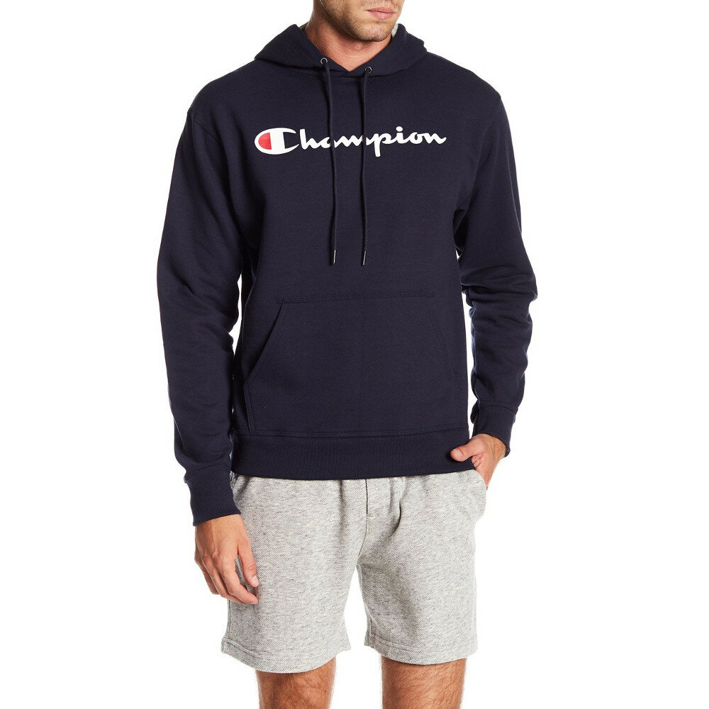 [USA Direct] Champion Men's Classic Logo Hooded Sweatshirt -GF89H Y06794