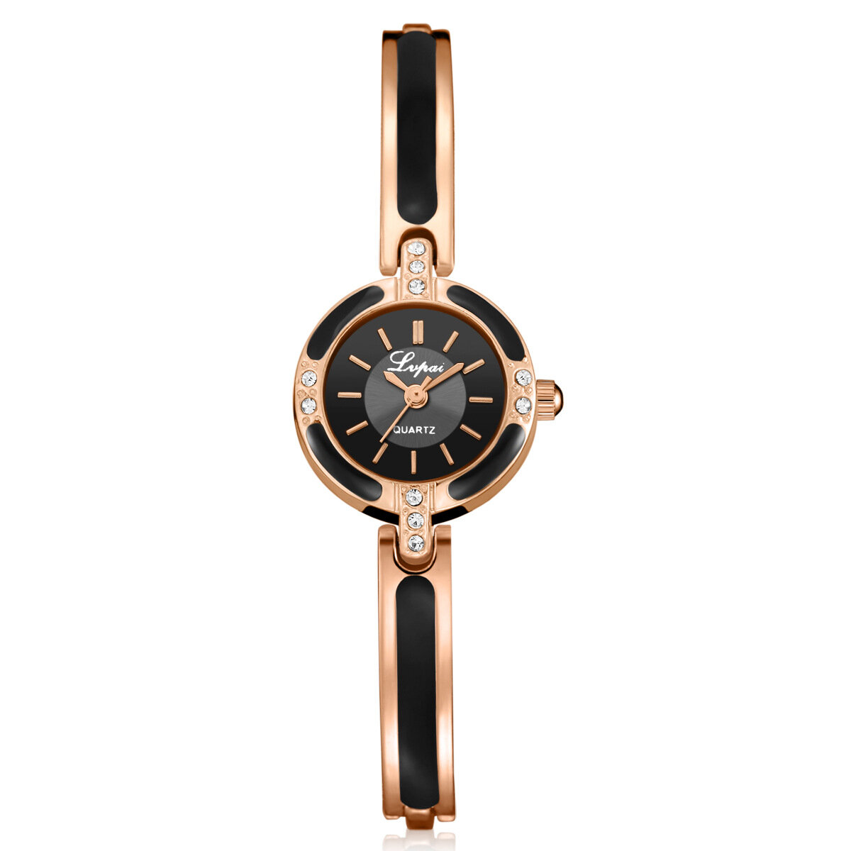 

LVPAI P282 Crystal Diamond Женское Браслет Часы Full Steel Повседневный стиль Кварцевые часы