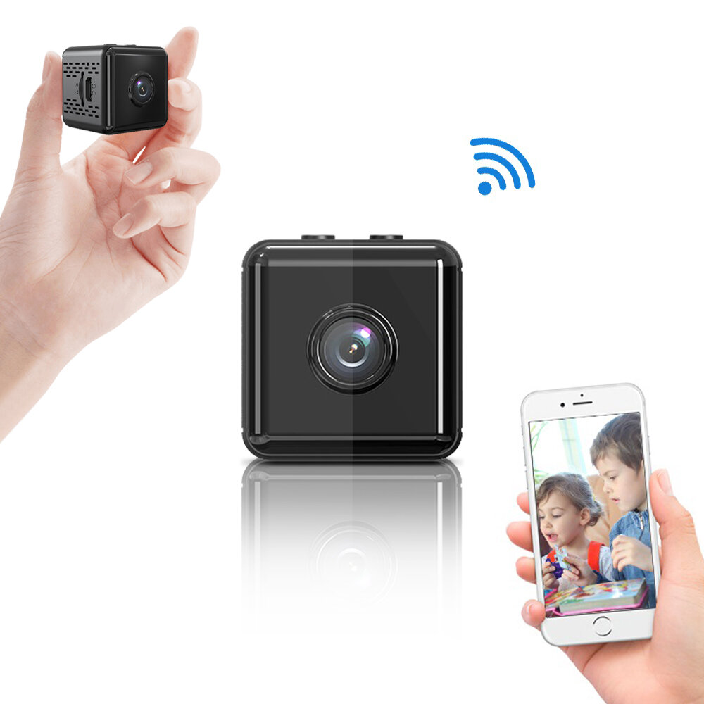 

1080P HD Mini WIFI Camera Wireless Hidden Cameras Motion Detecting Night Vision APP Remote Monitoring Nanny Camera Home