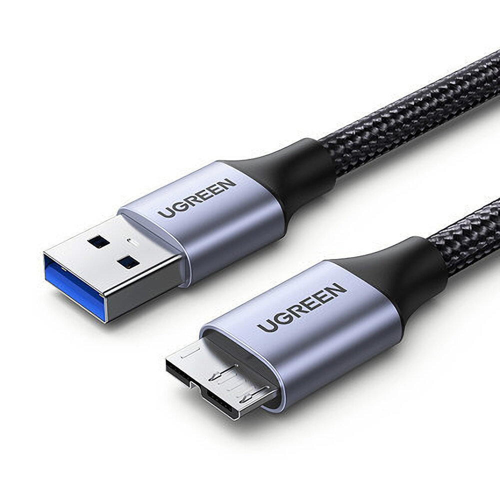 UGREEN USB 3.0 naar Micro USB Datakabel Mobiele harde schijf Verlengkabel Connector Datatransmissie 
