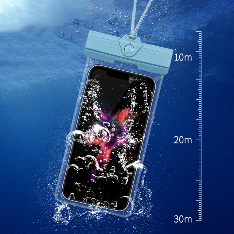 

Bakeey Full Transparent Водонепроницаемы Телефон Сумка Подводное плавание Дайвинг Чехол для телефона с сенсорным экраном
