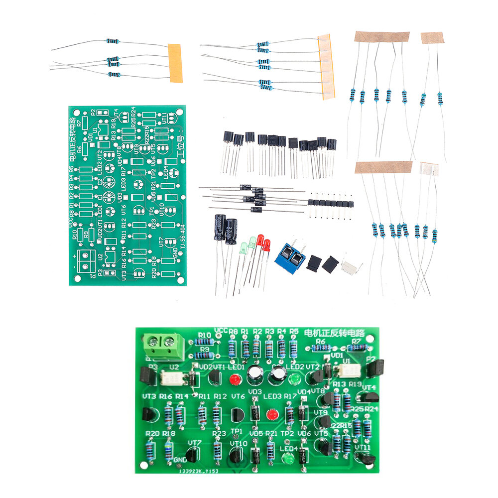 DIY DC Motor Forward en Reverse Circuit Board Kit