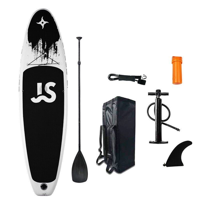 

JSYACHT SUP Set Surf Paddle Board Inflatable Stand Board AQUA MARINA ISUP Load Capacity 150KG With Pump/Fin/Paddle/Carry
