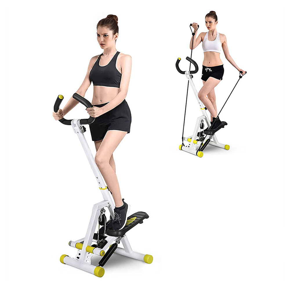 

Doufit ST-01 Foldable Stepper 110kg Max Load Capacity Exercise Machine Stair Step Machine Exerciser with Resistance Band