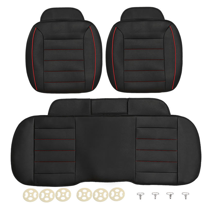 Car Seat Cover Front Seat Protector Cushion PU Leather For Interior Accessories