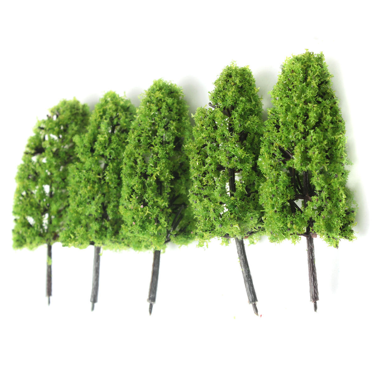 20個ダーク/ライトグリーンツリーモデル鉄道鉄道森林ワルガメ景観 от Banggood WW