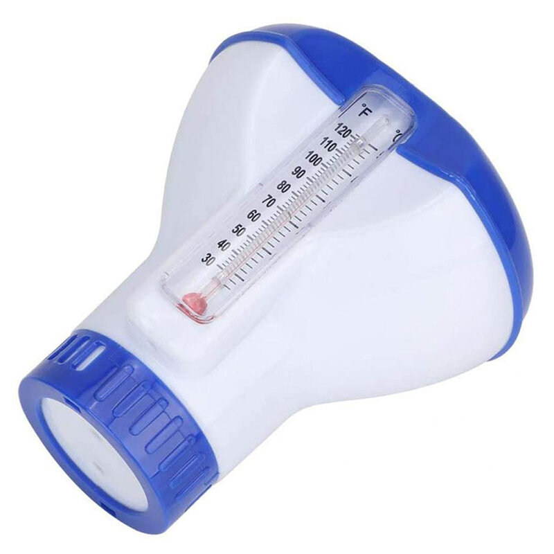 Chlorine Tablet Dispenser Automatic Dosing Device Swimming Pool Accessories With Thermometer Disinfe