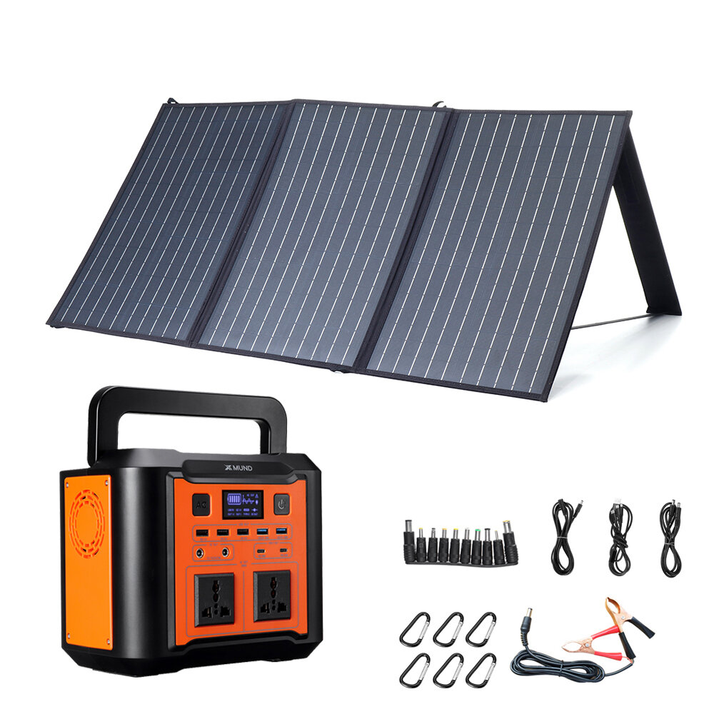 Power station z panelami solarnymi XMUND Solar Panel Set 100W z EU za $279.99 / ~1116zł