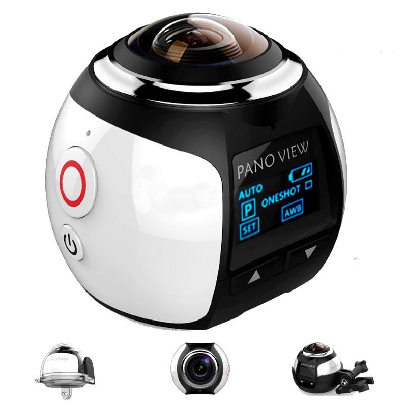 Image of XANES 360 Mini WiFi Panoramic Video Camera 2448P 30fps 16MP Photo 3D Sports DV VR Video And Image ABS
