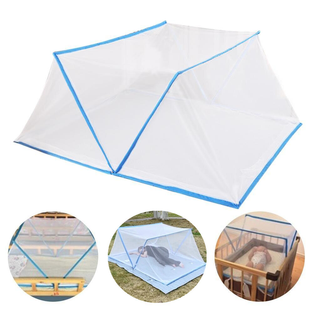 IPRee® Moustiquaire de camping pour étudiants Tente portable pliante sans installation Abri anti-insectes pour intérieur et extérieur Anti-moustiques et mouches.