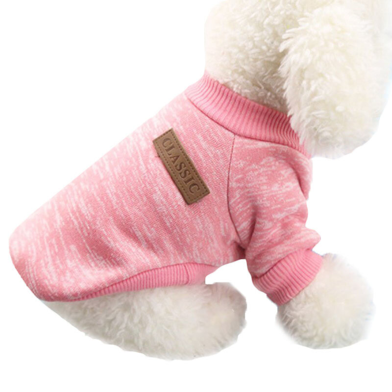 Image of Hundebekleidung Warm Puppy Outfit Haustier Jacke Mantel Winter Hund Kleidung Soft Pullover Kleidung