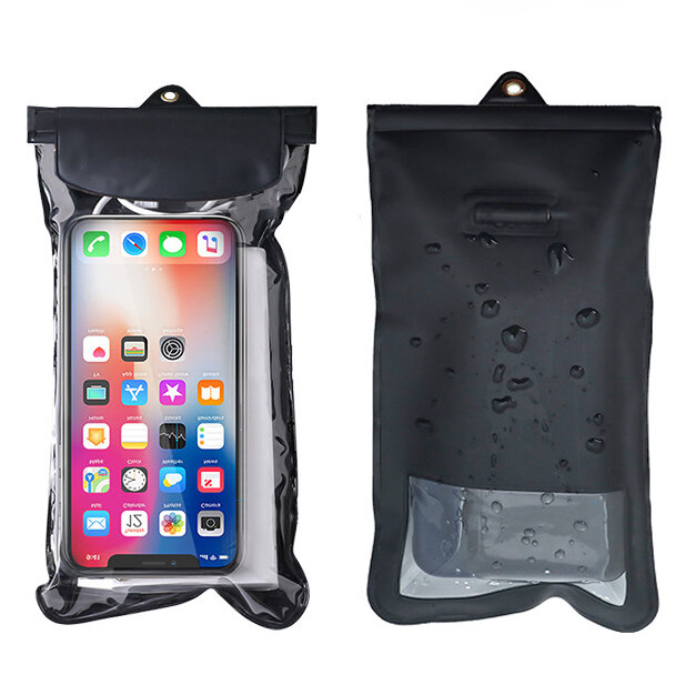 

Bakeey Large Capacity with Earphone Port Waterproof Phone Bag Underwater Swimming Diving Touch Screen Cellphone Pouch fo