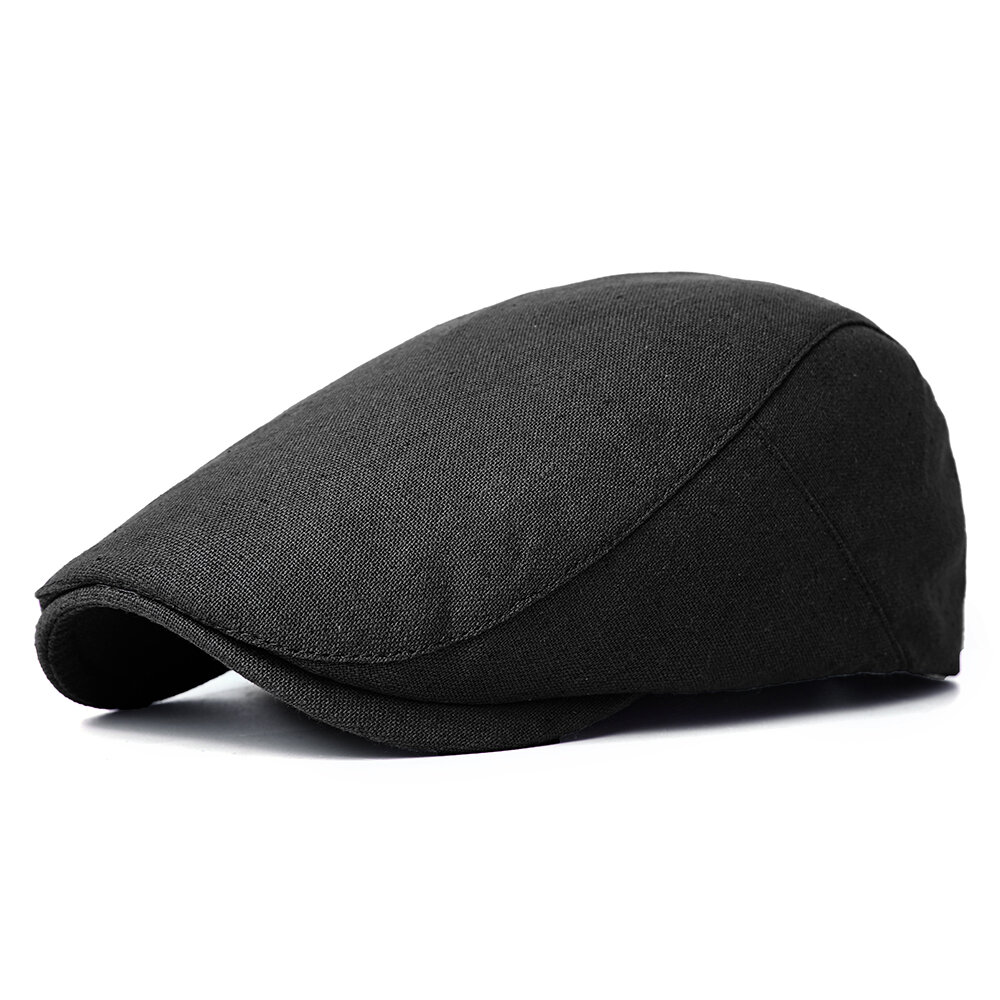 Men visor cotton newsboy beret caps cabbie ivy flat hat Sale - Banggood.com