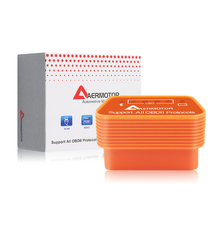 

Aermotor Blue ELM327 bluetooth 4.0 OBD Car Fault Detector Diagnostic Scanner OBD2 for Android/IOS/PC
