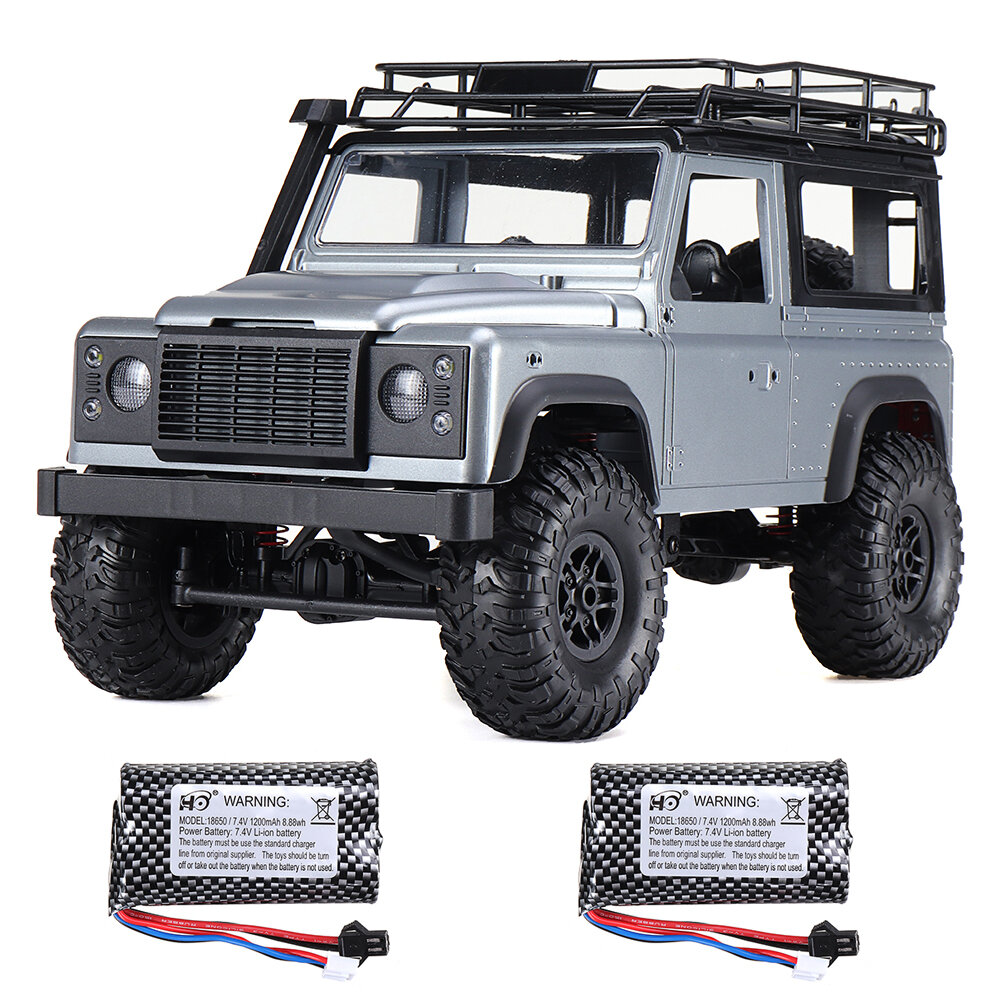 MN 99s 2.4G 1/12 4WD RTR Crawler RC Car Off-Road for Land Rover Models Modules with Two البطارية