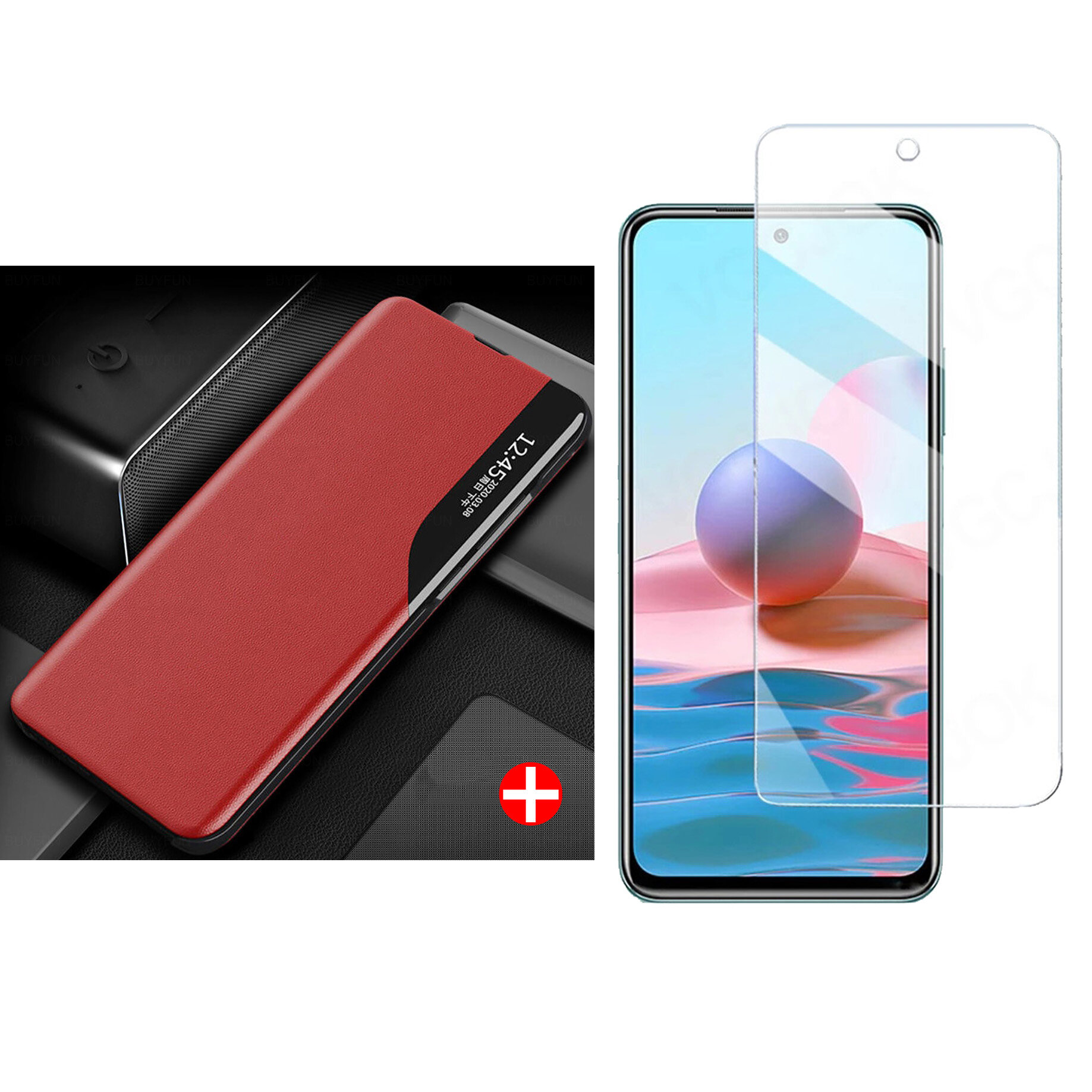 Bakeey voor POCO M3 Pro 5G NFC Global Version/ Xiaomi Redmi Note 10 5G Case Magnetische Flip Smart S