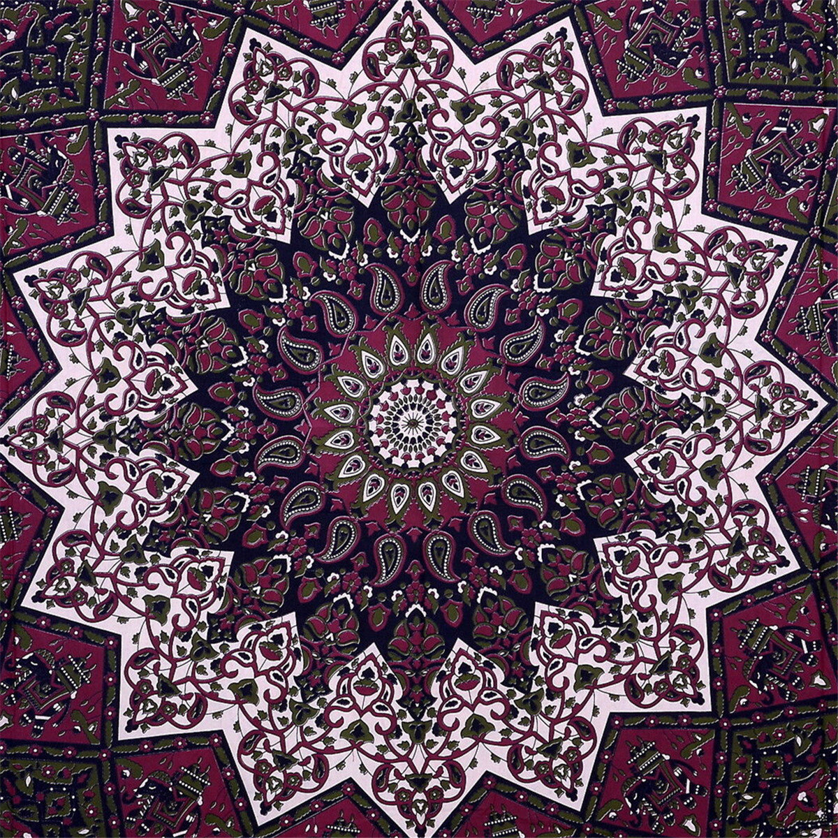 

Indian Star Tapestry Hippie Mandala Psychedelic Print Wall Hanging Tapestry Photographic Cloth Art Home Decor For Decora