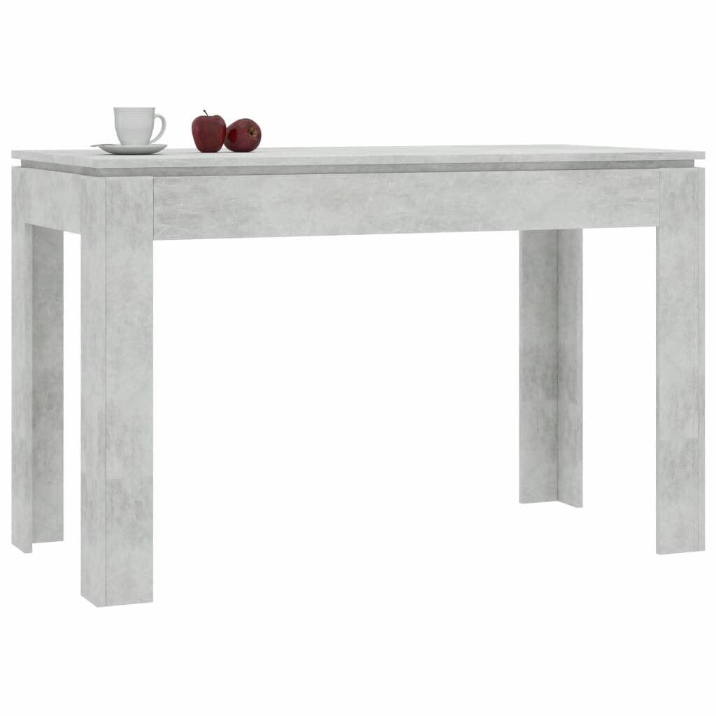 Dining Table Concrete Gray 47.2