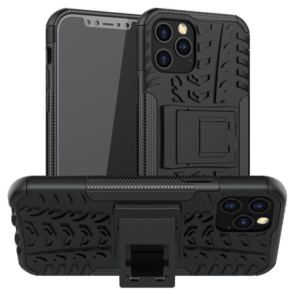 

Bakeey for iPhone 12 / 12 Pro 6.1" Case Armor Shockproof Non-slip with Bracket Stand Protective Case Cover