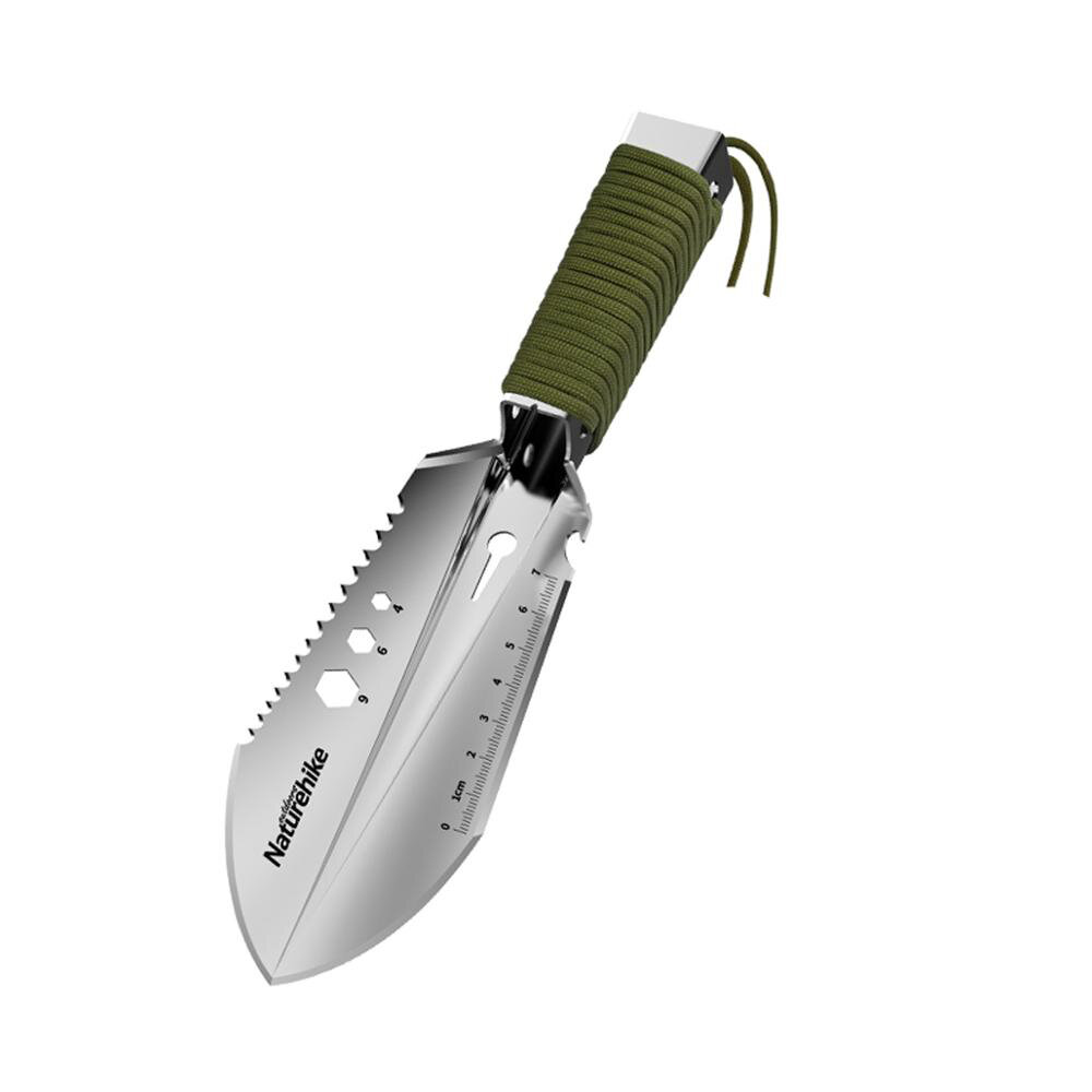 Набор для кемпинга Naturehike 7 в 1 с многофункциональным ножом-лопатой из нержавеющей стали, пилой, ножом для дерева, гаечным ключом и инструментом для бонсай.