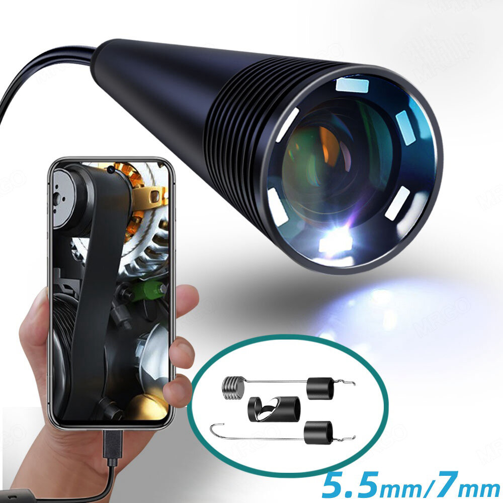 5mm 7mm Mobiele Sonde Borescoop Camera Inspectie Endoscopische Voor Android Smartphone Cars Endoscoo