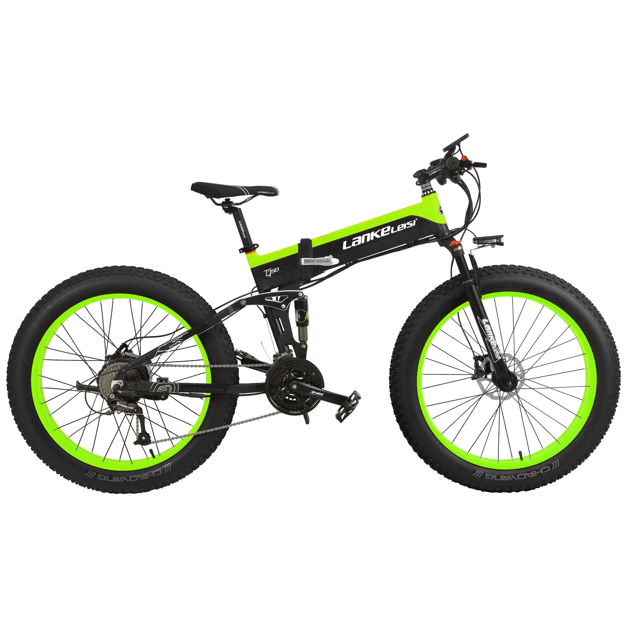 [EU Direct] LANKELEISI XT750PLUS 12.8Ah 48V 1000W Moped Electric Bike 26 Inches Smart Folding Bike 40km/h Max Speed 100K