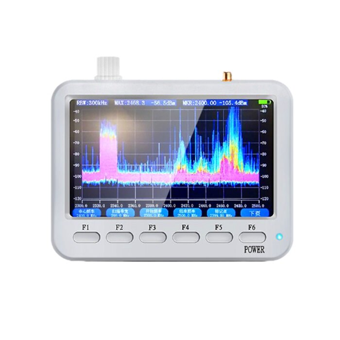 

XT-239 Ручной анализатор спектра RF 2,3 ~ 2,9 ГГц Прибор для измерения частоты сигнала для WiFi NBIOT 4G bluetooth RFID