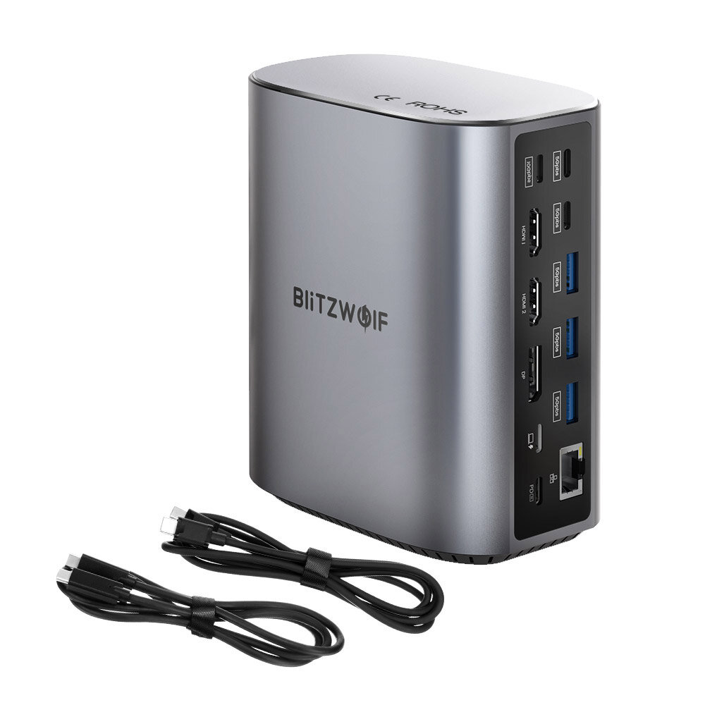 best price,blitzwolf,bw,th15,17,in,1,usb,c,docking,station,eu,coupon,price,discount
