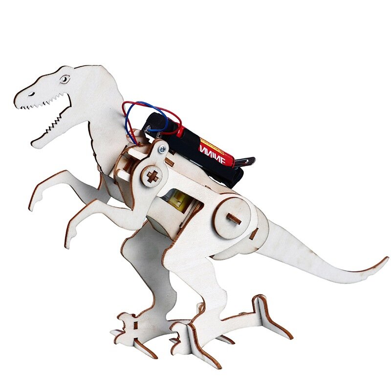 DIY Elektrische kruipende dinosaurus Assemblerend speelgoed Creativiteit Technologie Kleine producti