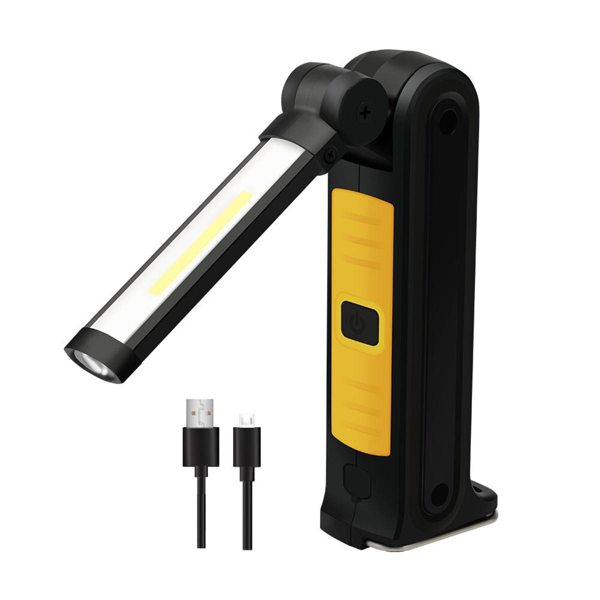 Oplaadbare COB LED Slim Werklamp Zaklamp Inspecteer Opvouwbare Lamp