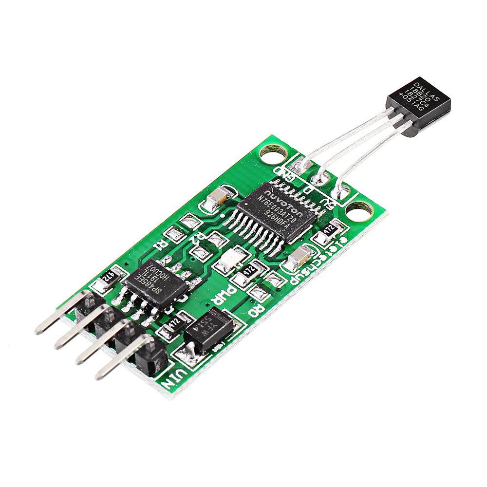 

10pcs DS18B20 5V TTL Com UART Temperature Acquisition Sensor Module Modbus RTU PC PLC MCU Digital Thermometer