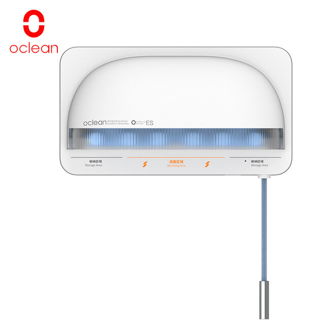 

OCLEAN S1 Smart UVC Toothbrush Sterilizer Holder Wall-Mounted Perforated-Free Toothbrush Storage Shelf Ultraviolet Steri