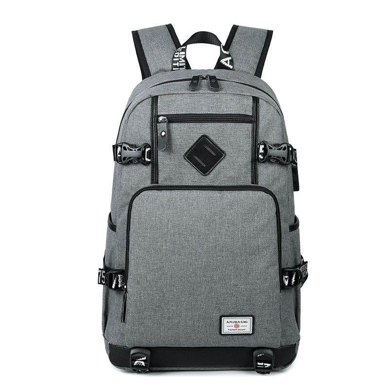 Men 19 inches laptop backpack with usb charging port Sale - Banggood.com