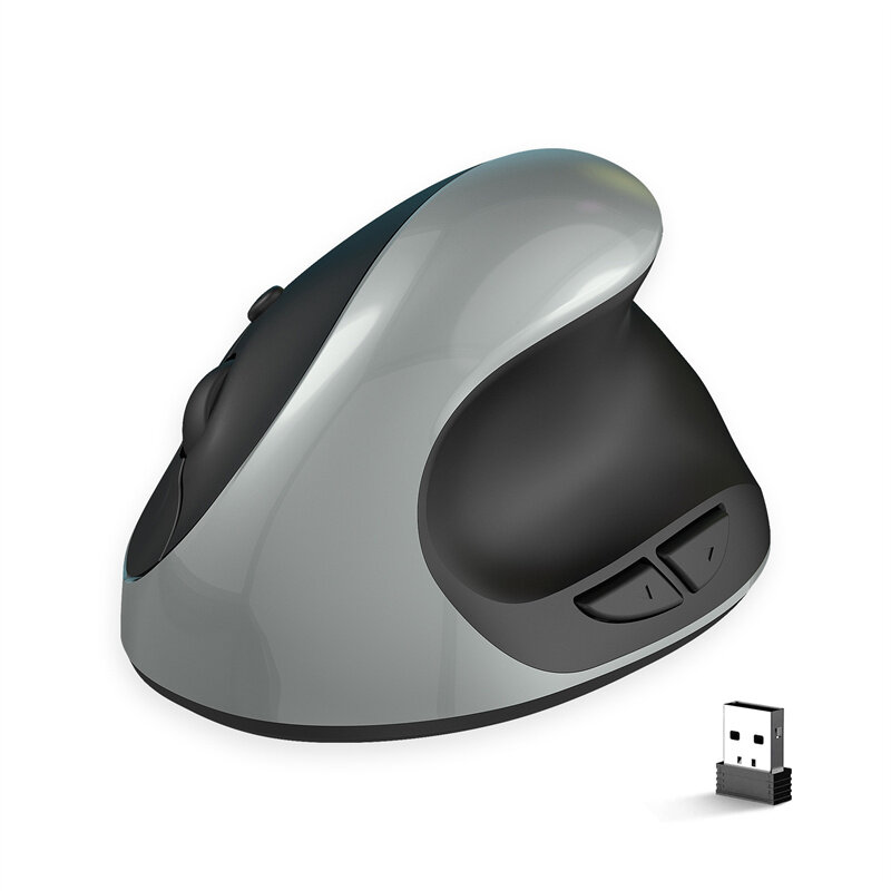 

HXSJ X10 2.4G Wireless Gamer Mouse 800/1600/2400DPI Ergonomics 6-Keys Optical Gaming Mice for PC Laptop Computer