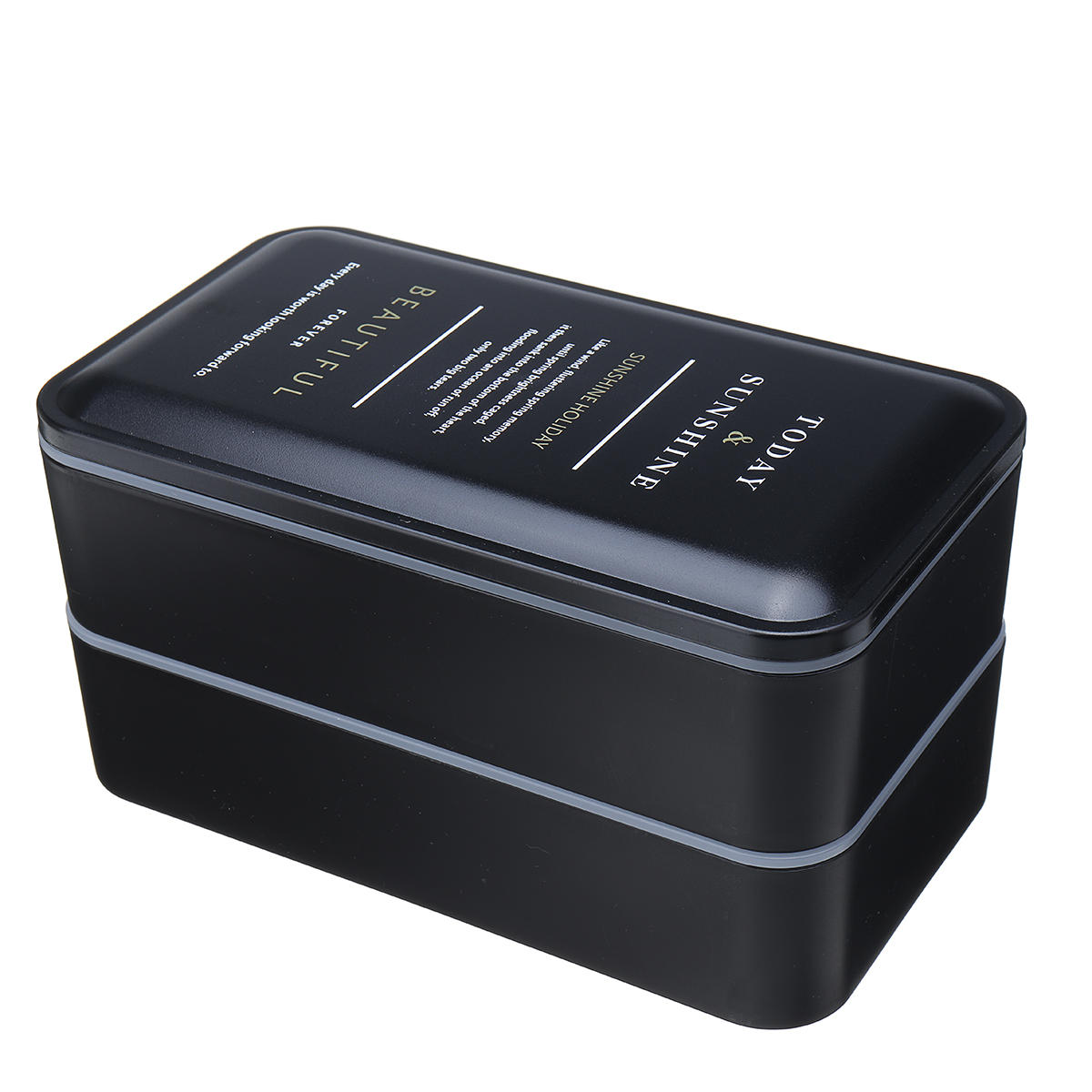 

Двухслойный обед Коробка Контейнер для хранения продуктов Микроволновая печь Портативный Bento Коробка
